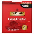 Twinings of London English Breakfast Black Tea Bags, 100 Count