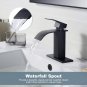 Waterfall Bathroom Faucet, Bathroom Sink Faucet Single Handle RV Vanity Bathroom Fauc