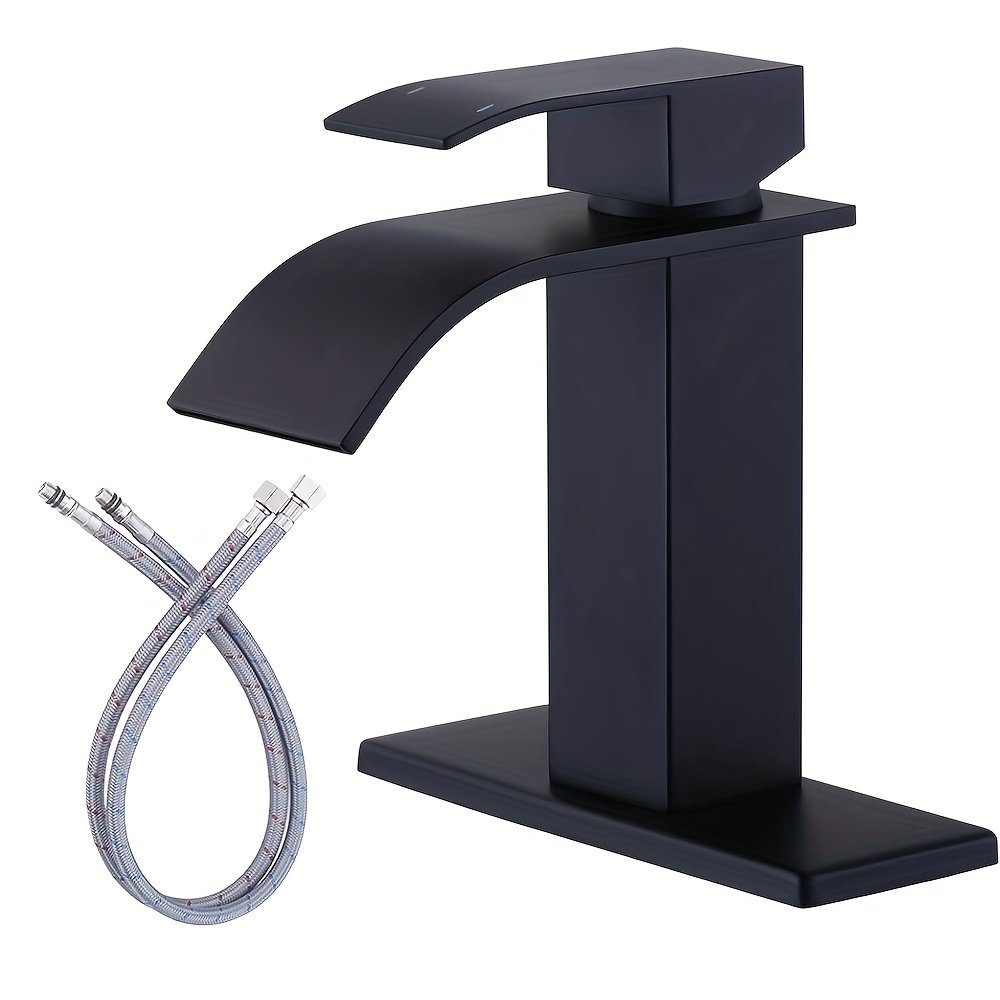 Waterfall  Bathroom Faucet, Bathroom Sink Faucet Single Handle RV Vanity Bathroom Fauc