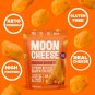Moon Cheese Crunchy Cheddar Cheese Snacks 12 Pack High Protein Calcium Bites