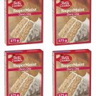 Betty Crocker Super Moist Cherry Chip Cake Mix 375g – 4 Box Pack | Baking Dessert Mix