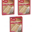 Betty Crocker Super Moist Cherry Chip Cake Mix 375g – 3 Box Pack | Baking Dessert Mix
