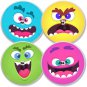 Freestyle  1 & 2 Sensor Sticker Set of 4 Sugar Monster with Ventilation Hole Ftom Germany