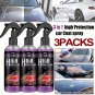 Car Ceramic Coating Agent, Fast-Acting Waterless Paint Restorer,  3 btl From USA