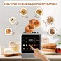 Touch Screen Toaster 2 Slice, Stainless Steel Smart Digital Toasters With Memory Function,