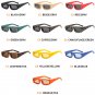 Fashion Rectangle Sunglasses Women Vintage Yellow Orange Eyewear Men Shades UV400