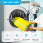Durable Shoe Washing Machine Bag for All Shoe Types-Yellow with Blue Zipper,Ideal for Sneakers