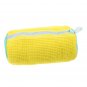 Durable Shoe Washing Machine Bag for All Shoe Types-Yellow with Blue Zipper,Ideal for Sneakers