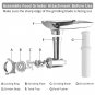 Stainless Steel Grinder Attachment For KitchenAid Stand Mixer, Durable Meat Grinder Accessories