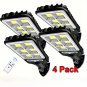 4-Pack Solar Motion Sensor Wall Lights – 3 Modes, Remote-Controlled for Garden, Patio & Driveway