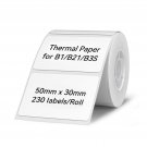 NIIMBOT Labels for B1/B21/B3S Lable Printer, 2" x 1.18" (50×30 mm) Waterproof...