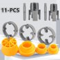11‑Piece Electric Drill PPR & PVC Pipe Threading Tool Set