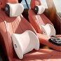 Ergonomic Car Headrest & Lumbar Cushion Set &acirc;�� Autumn/Winter Comfort Upgrade