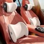 Ergonomic Car Headrest & Lumbar Cushion Set &acirc;�� Autumn/Winter Comfort Upgrade