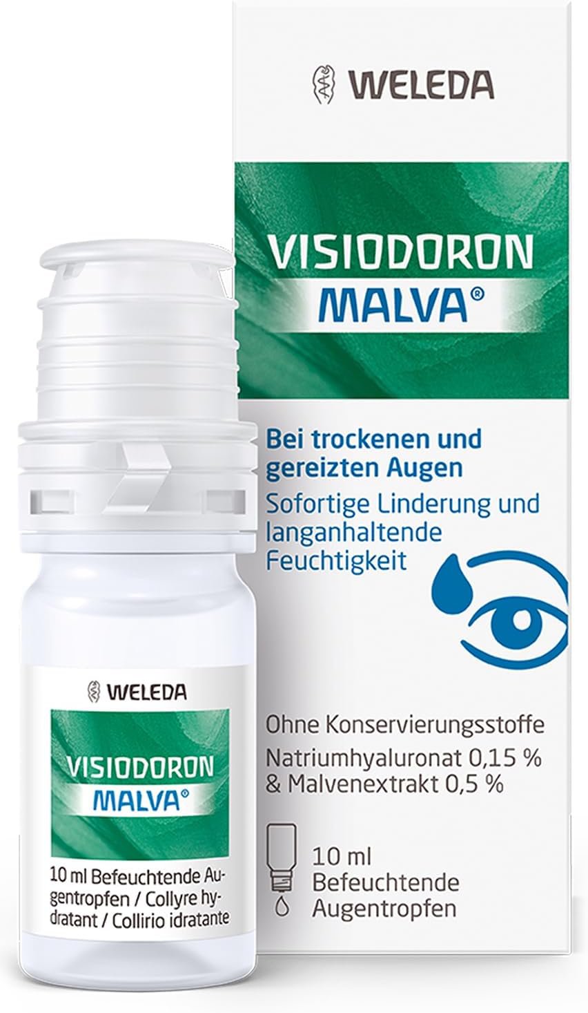 Visiodoron Malva&Acirc;&reg; Eye Drops for Dry, Irritated Eyes - Relieves Immediately and Moisturises Long