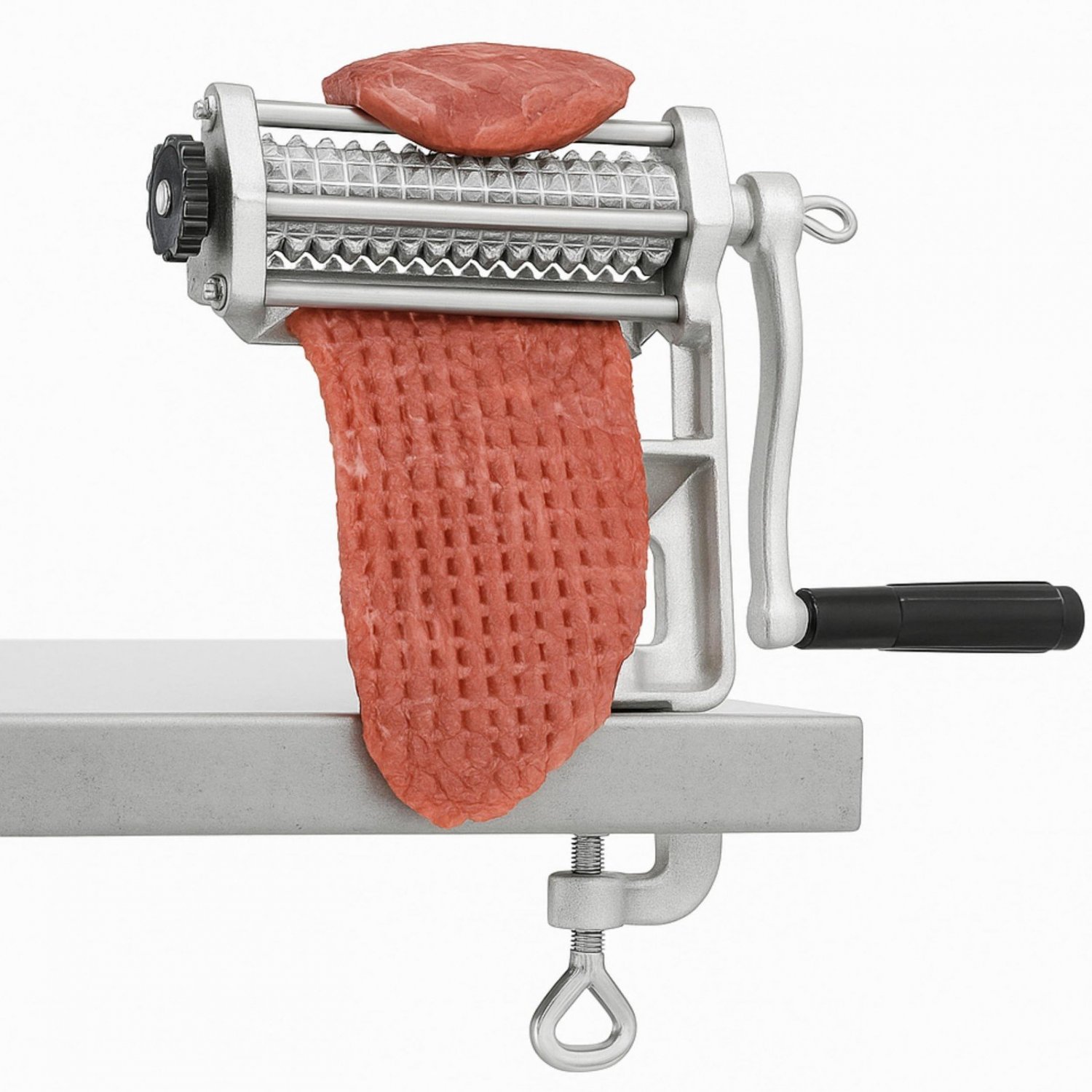 Meat Tenderizer Cuber &acirc;�� Heavy Duty Steak Flatten Tool Meat Grinder...