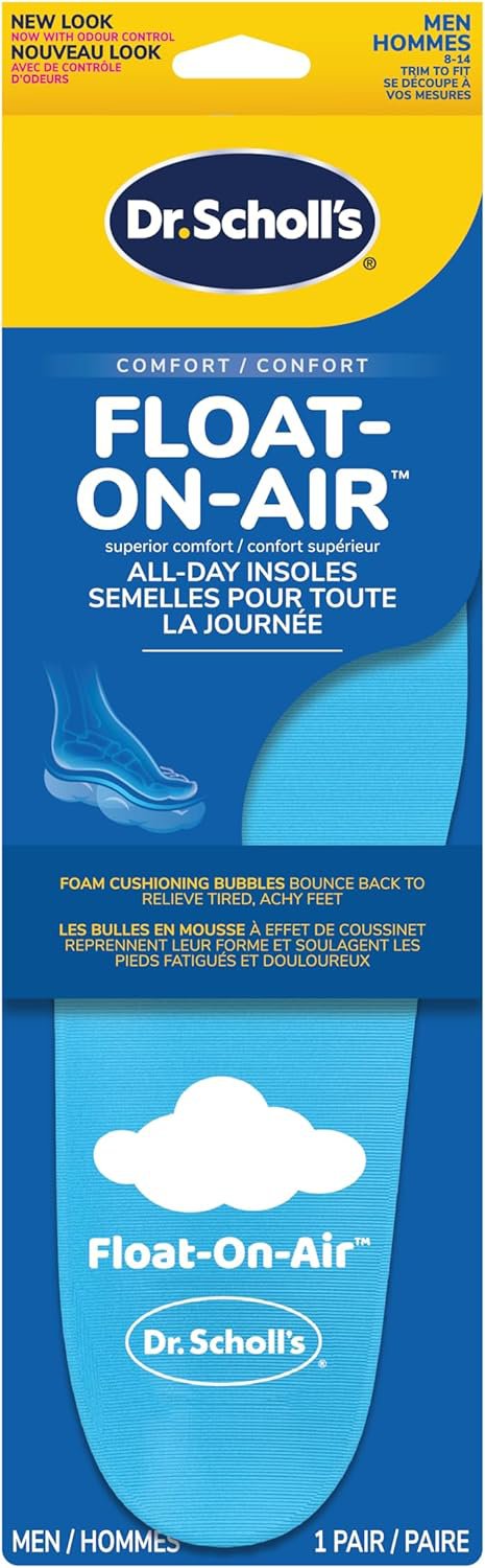 Dr. Scholl's&Acirc;&reg; Float-On-Air&Acirc;&reg; Comfort Insoles, Men, 1 Pair, Full Length