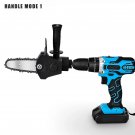 Electric Drill to Electric Saw Adapter Conversion Head Portable Chainsaw Attachment Set Chainsa