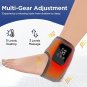 Adjustable Ankle Massager with Temperature Control and Vibration, a Wireless Heated Foot Massag