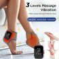 Adjustable Ankle Massager with Temperature Control and Vibration, a Wireless Heated Foot Massag