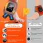 Adjustable Ankle Massager with Temperature Control and Vibration, a Wireless Heated Foot Massag