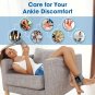Adjustable Ankle Massager with Temperature Control and Vibration, a Wireless Heated Foot Massag