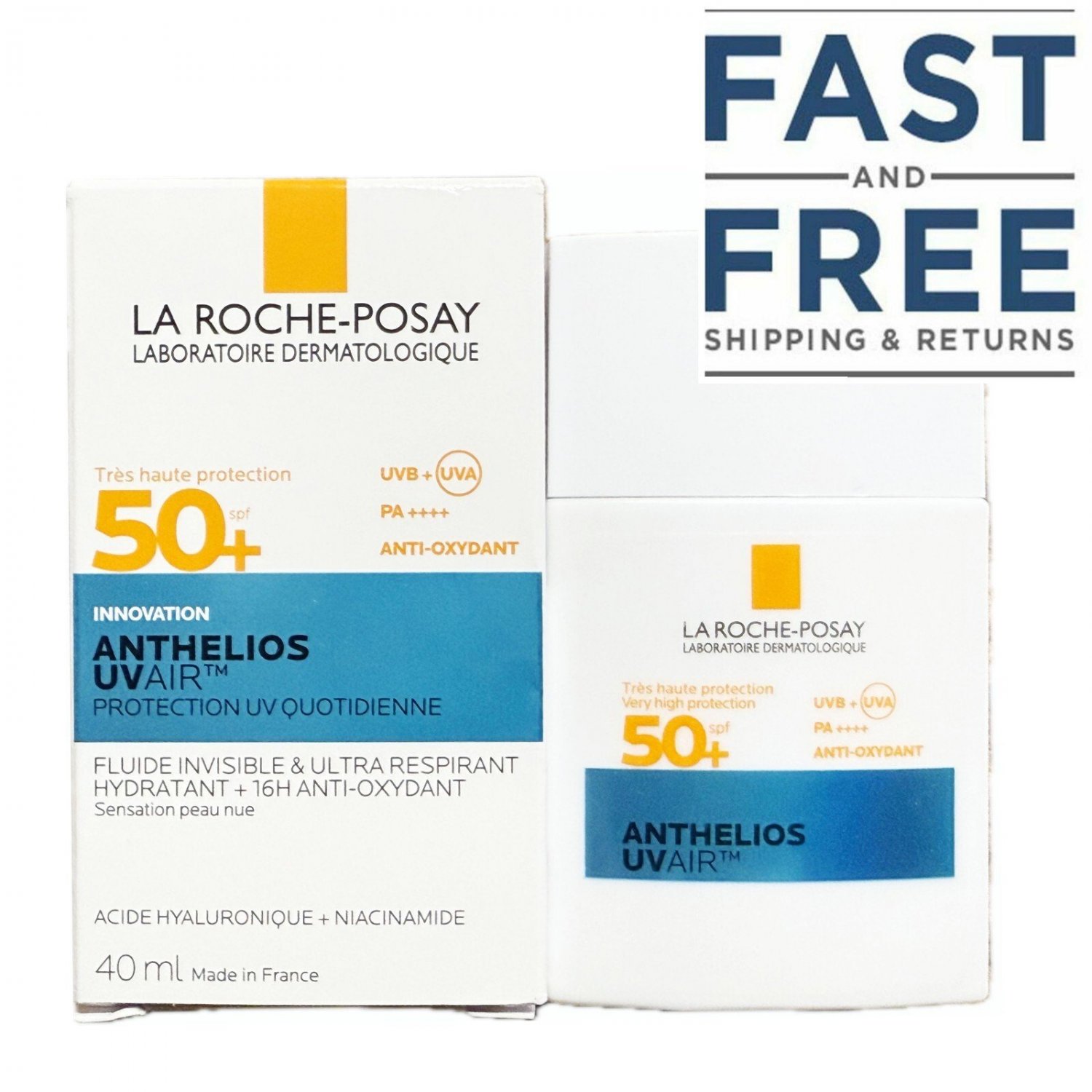 La Roche Posay Anthelios UV Air Fluid SPF50+ 40ml Oil Control Sunscreen