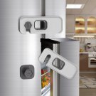 2 Pack Fridge Locks Child Safety Self Adhesive Refrigerator Latch for Kids Toddlers 2 Pack Fridge Locks Child Safety Self Adhesive Refrigerator Latch for Kids Toddlers