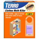 TERRO T2903 Clothes Moth Killer 3 Pack Kills Adult Moths Larvae Closet Protectione... TERRO T2903 Clothes Moth Killer 3 Pack Kills Adult Moths Larvae Closet Protectione...