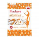 Plackers Orthopick Flosser for Braces 36 Count Pack of 2 Orthodontic Dental Floss Picks Mint Plackers Orthopick Flosser for Braces 36 Count Pack of 2 Orthodontic Dental Floss Picks Mint