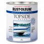 Marine Topside Paint Gloss White 1 Quart Durable High Gloss Boat Finish
