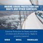 Marine Topside Paint Gloss White 1 Quart Durable High Gloss Boat Finish