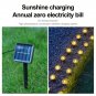 Solar LED Garden Pathway Light 15 30 LEDs 8 Modes Waterproof Outdoor Lawn Lamp Free Shipping