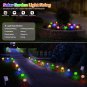 30 LED Solar Bubble Ball Lawn Lights Waterproof Outdoor Pathway String Lights Free Shipping