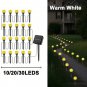 30 LED Solar Bubble Ball Lawn Lights Waterproof Outdoor Pathway String Lights Free Shipping
