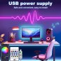 5V Smart RGB Neon Light Strip USB App Remote Control Music Sync Waterproof LED Strip Free Shipping