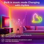 5V Smart RGB Neon Light Strip USB App Remote Control Music Sync Waterproof LED Strip Free Shipping