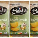 Brets Garlic Parsley Butter Chips 125g French Ripple Potato Crisp
