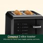 Cuisinart 2-Slice Compact Toaster Slots for Bagels & Bread (Black)- New