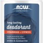 NOW Solutions Vegan Body Deodorant 2.2 oz Aluminum & Paraben Free