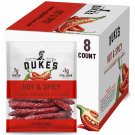 Duke's Hot & Spicy Smoked Shorty Sausages Pork Snack 7g Protein Gluten Free