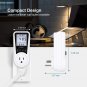 Watt Meter Plug-In Power Meter Energy Usage Monitor Cost Calculator Backlit LCD