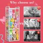 Stuffed Animal Storage Organizer Large Vertical Zoo Cage for Kids Bedroom Toys