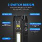 Mini UV Flashlight 365nm 395nm LED Super Bright EDC Emergency Light