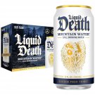 Liquid Death Mountain Water 500ml Case of 12 Cans Natural Still Water Liquid Death Mountain Water 500ml Case of 12 Cans Natural Still Water