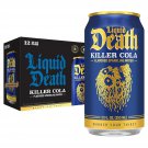 Liquid Death Killer Cola Sparkling Water Less Sugar Soda Flavor 12oz Cans Liquid Death Killer Cola Sparkling Water Less Sugar Soda Flavor 12oz Cans