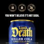 Liquid Death Killer Cola Sparkling Water Less Sugar Soda Flavor 12oz Cans