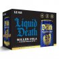 Liquid Death Killer Cola Sparkling Water Less Sugar Soda Flavor 12oz Cans