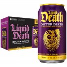 Liquid Death Doctor Death Sparkling Water Soda Flavor Less Sugar 12oz Cans Liquid Death Doctor Death Sparkling Water Soda Flavor Less Sugar 12oz Cans