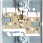 Leviton C0256-SS Telephone Wall Phone Wallplate Surface Mount Jack Pack of 2